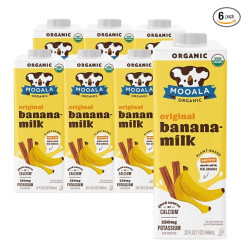 Mooala – Organic Original Bananamilk, 32 oz (Pack of 6)